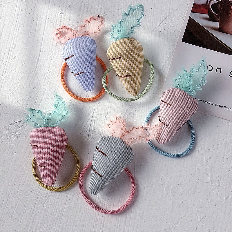 Korean version of cute radish hair rope thumbnail