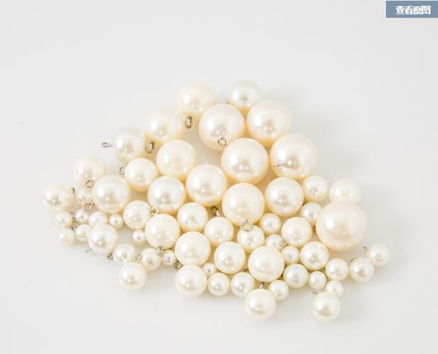 White top pearl buttons round ball high-legged ladies shirt shirt cardigan buttons dress trim buttons