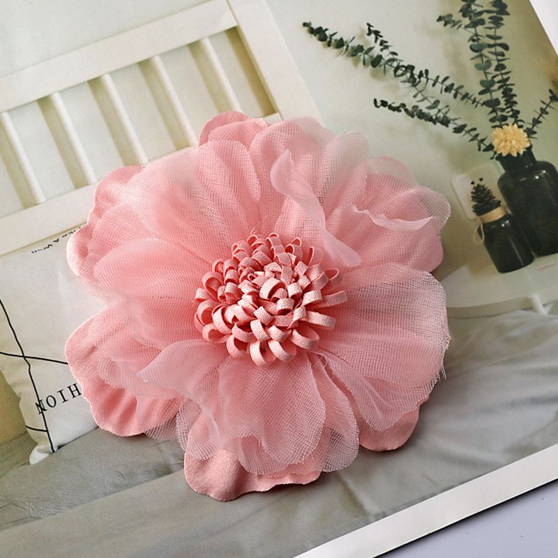 产地货源超纤绢纱仿真布艺花diy配件辅料鞋包沙滩鞋配饰材料批发详情图10