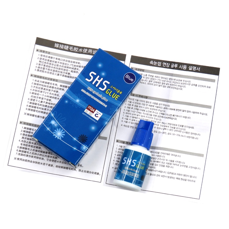 SKS Korean imported false eyelash extension Special Glue, low-odor quick-drying glue, Special Glue for eyelash extension shops, 10ml, Exclusive for foreign trade, false eyelash extension glue, false eyelash extension glue details Picture