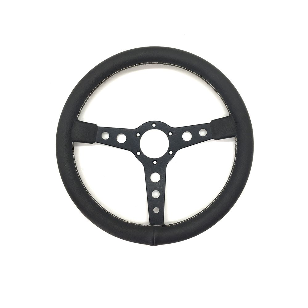 Supply PVC carbon fiber leather +PU universal 13-inch racing modified car steering wheel 562 competitive sports game