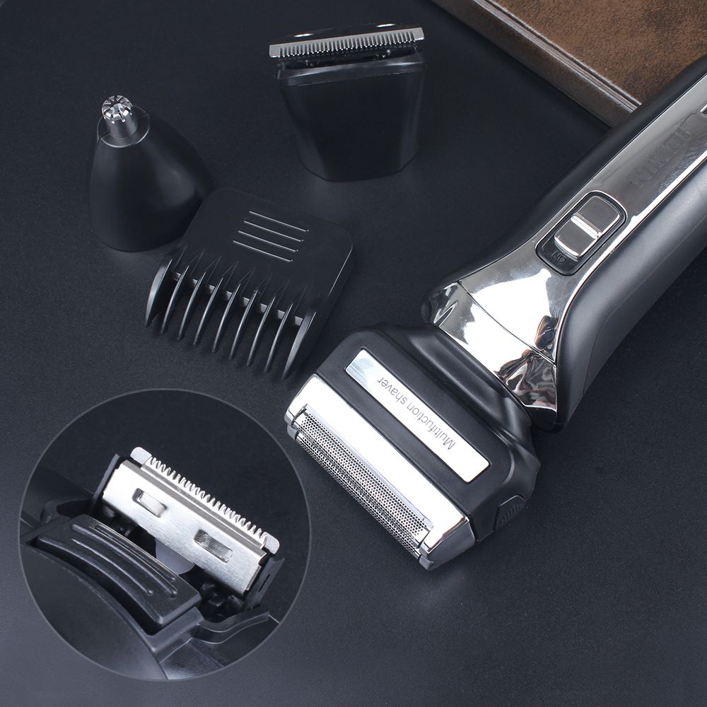 7071 Cross-border exclusive reciprocating multi-functional dual-head electric shaver, full-body washable razor Application Scenario