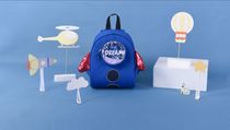 Yiwu Good Cargo Psychedelic Space - Sapphire Blue children backpack /28708