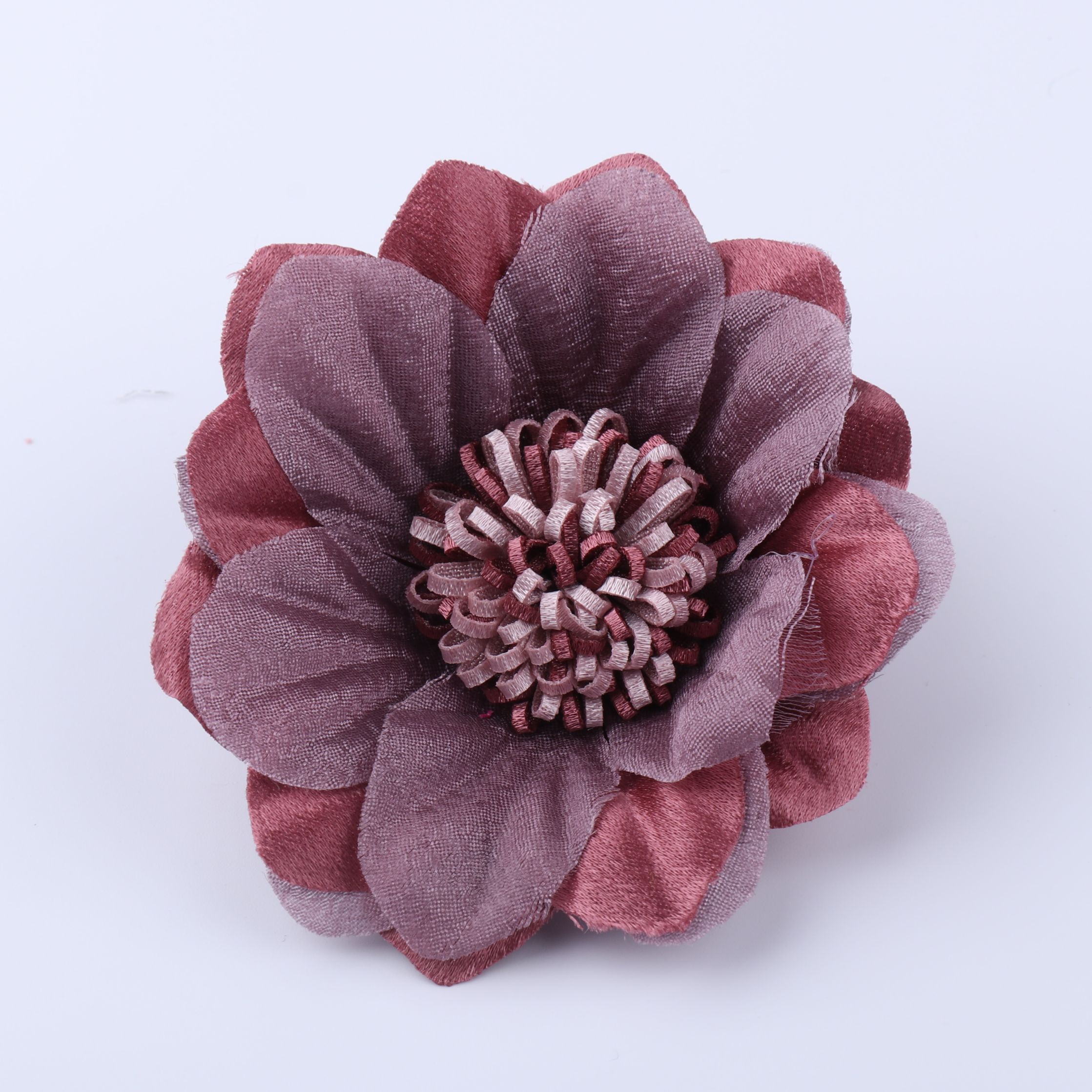 义乌布花厂家装饰发饰配件布艺花diy手工发夹胸针耳环布花朵现货详情图10