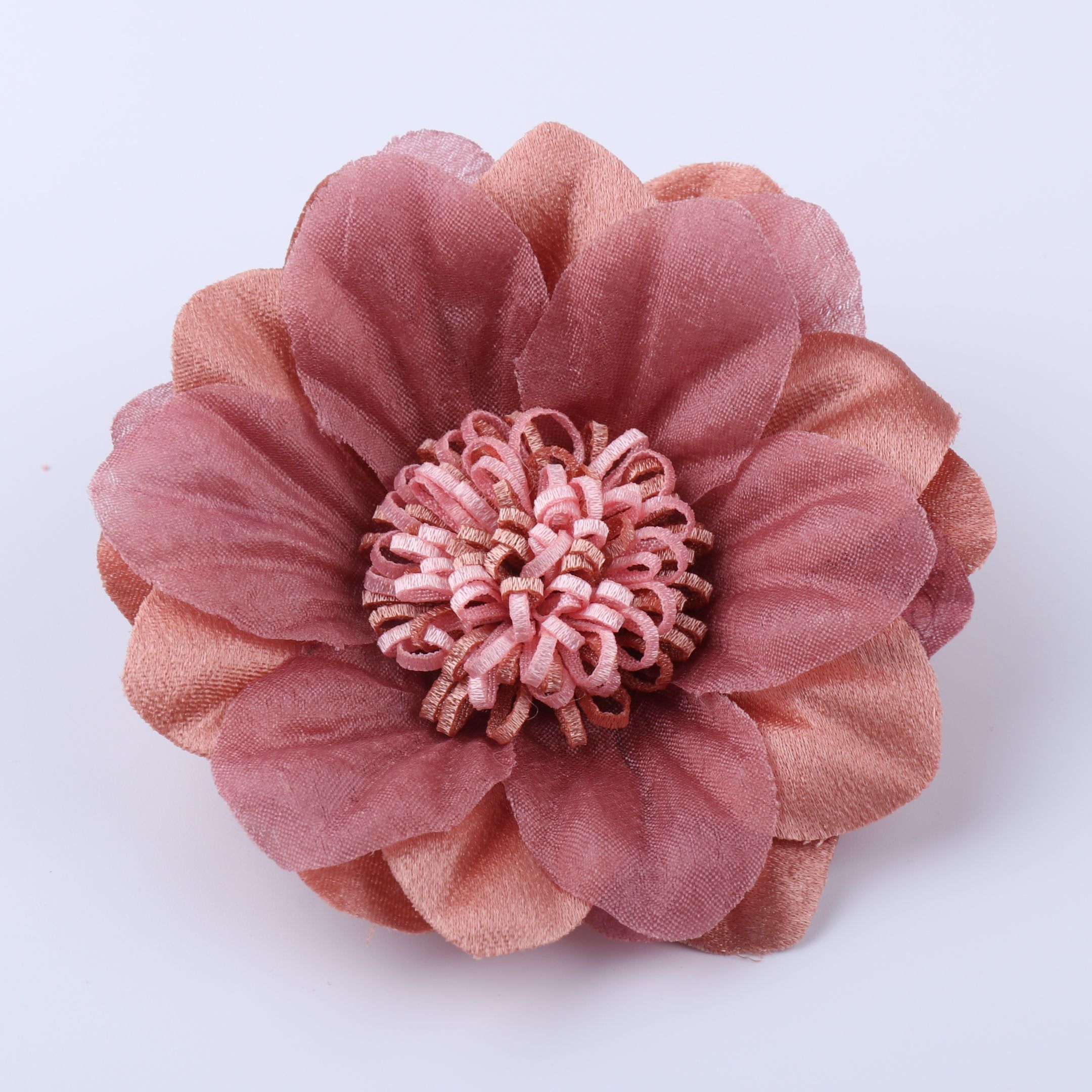 义乌布花厂家装饰发饰配件布艺花diy手工发夹胸针耳环布花朵现货详情图8