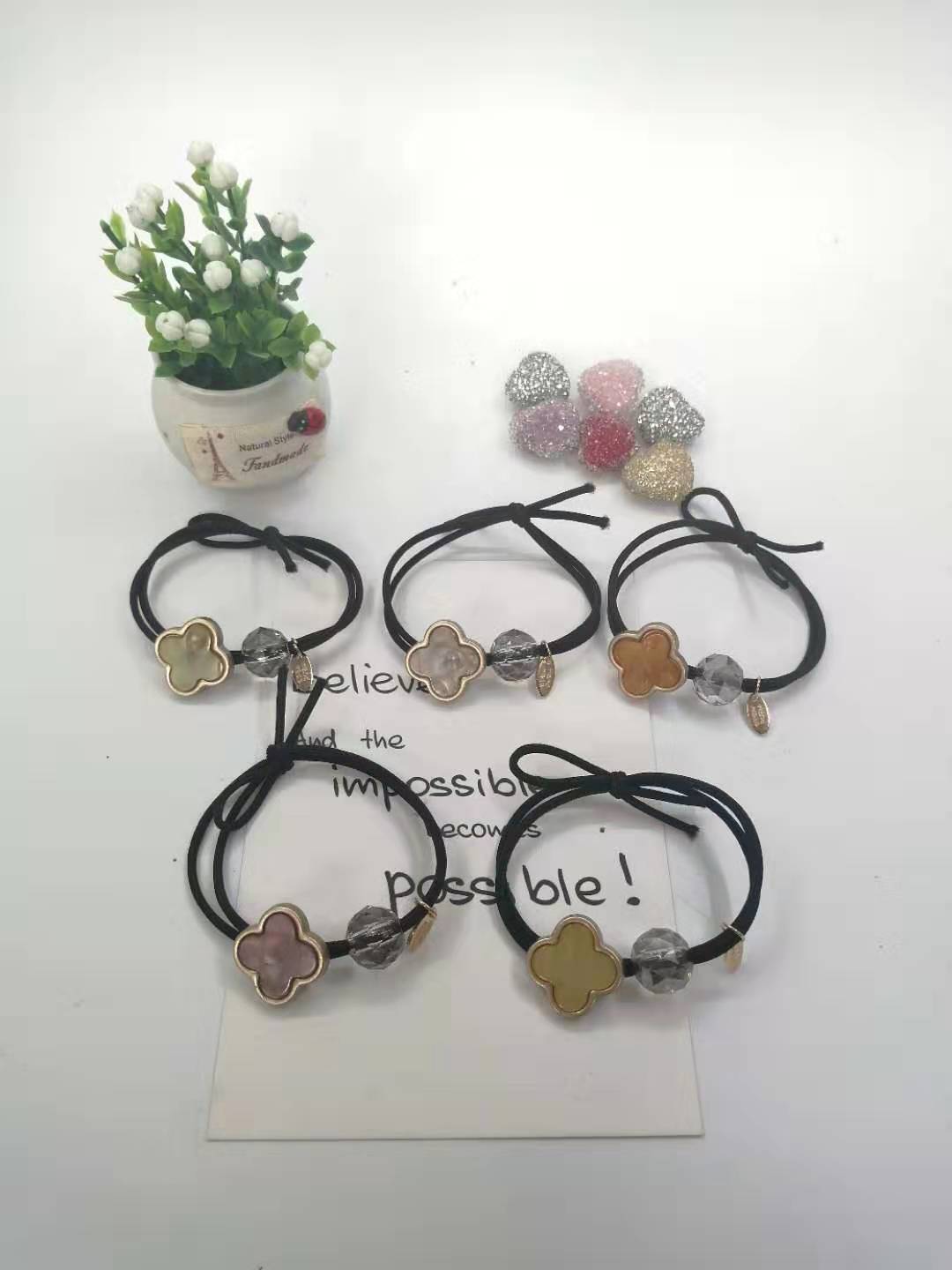 A popular Korean version of a leather band headband