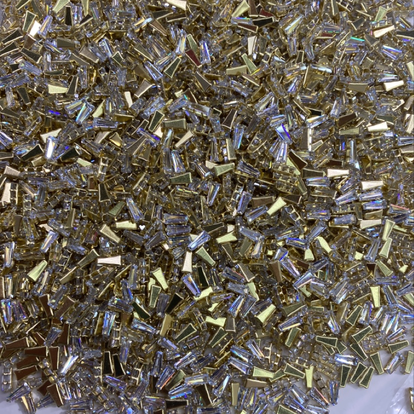 2×3×7 trapezoidal square claw zirconium