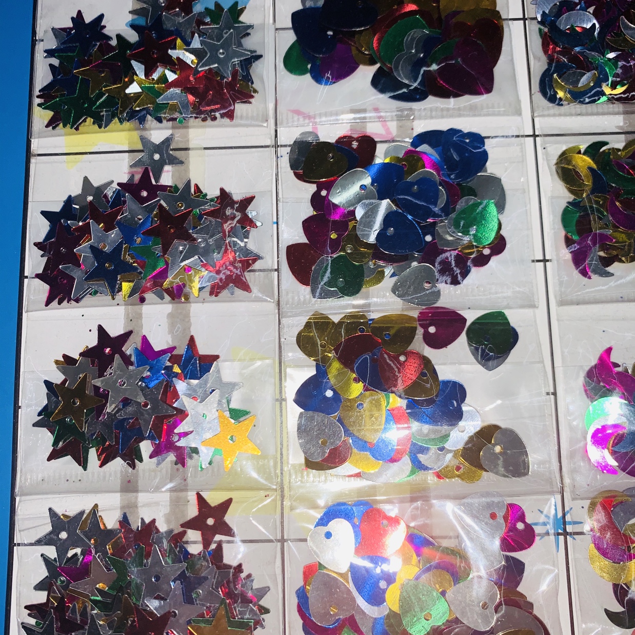 24包亮片，美术，绘画用品，手工DIY产品图