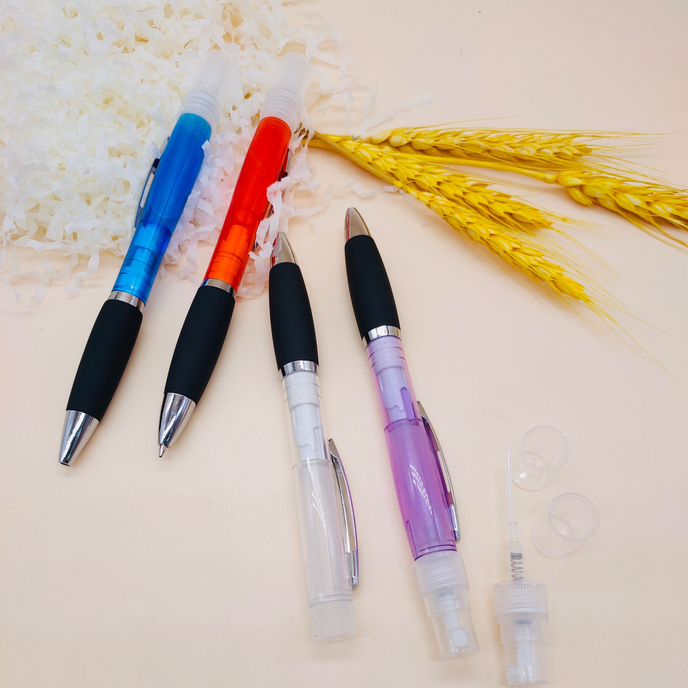 Small multifunctional disinfectant spray pen antibacterial pen alcohol pen direct-spray plastic spray ballpoint pen thumbnail