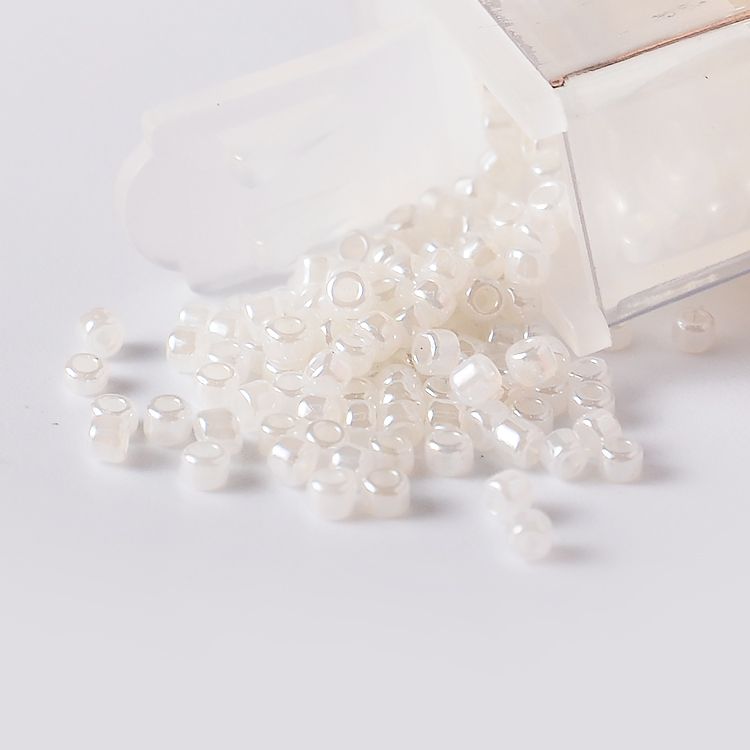 日本进口玻璃米珠MGB星牌12/0奶油系列散珠服饰辅料小米珠管珠详情图7