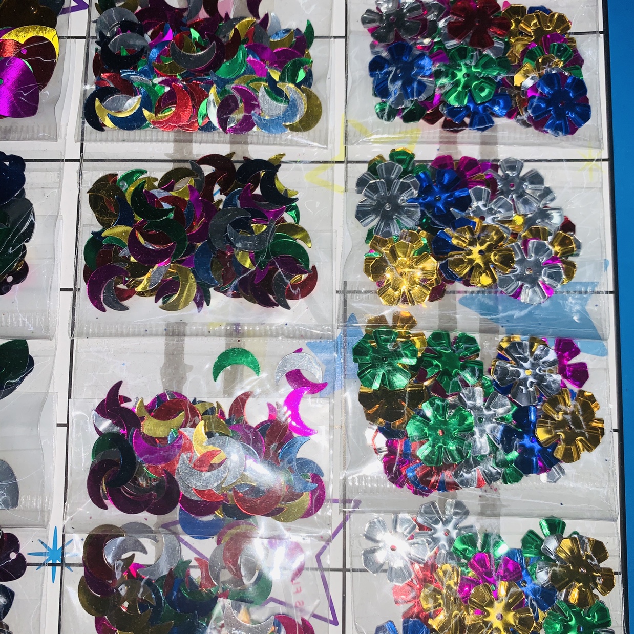 24包亮片，美术，绘画用品，手工DIY细节图