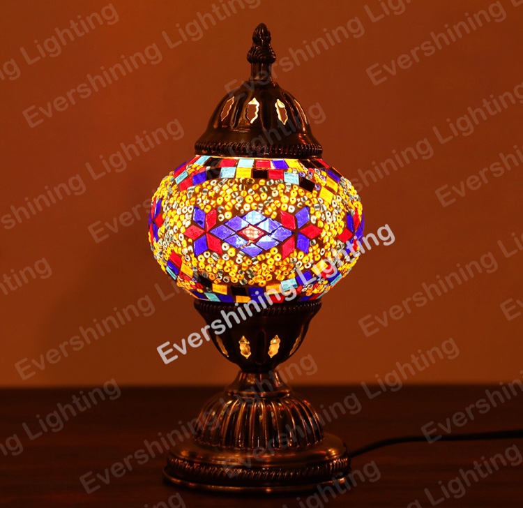 Turkish Mosaic lamp decorative lamp small lamp