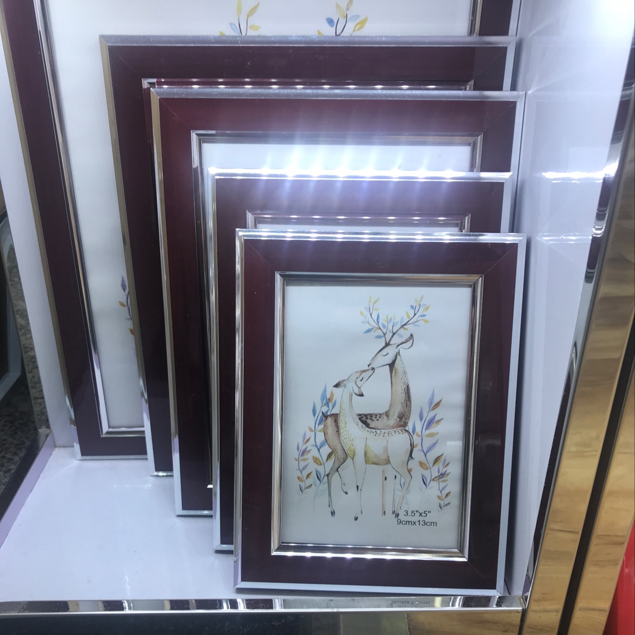 仿木5寸相框产品图