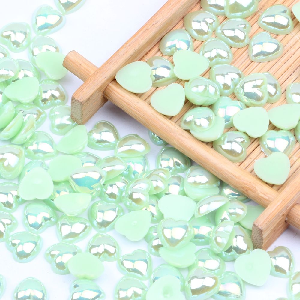 Nitz Accessories Accessories Half Face Heart Color Ab Multi-Color Optional Abs Imitation Pearl Nail Pearl Diy Mobile Phone Beauty Sticker Diamond Jewelry Application Scenario