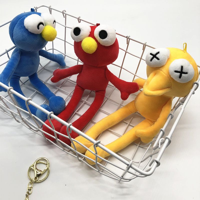 Sesame Street Doll stuffed toy key chain pendant cute creative key bag pendant