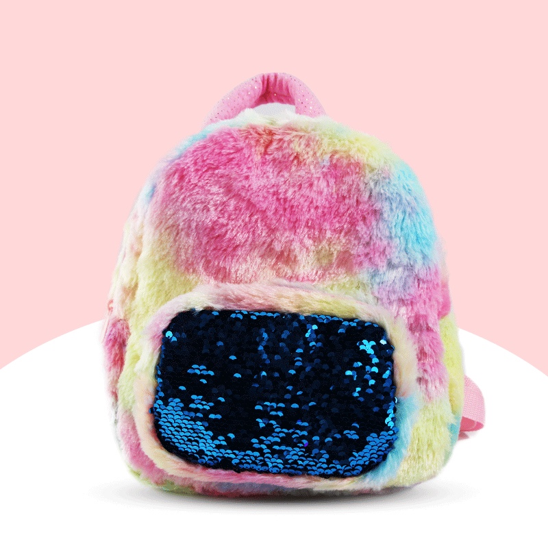 Wholesale of new children's cartoon plush backpacks, figurines, crossbody bags, plush headbands and various styles of plush backpacks at Jinquan 0801 booth details Picture