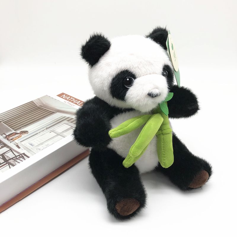 National treasure giant panda plush Toy doll holding bamboo panda doll Children gift boutique grab machine doll supply