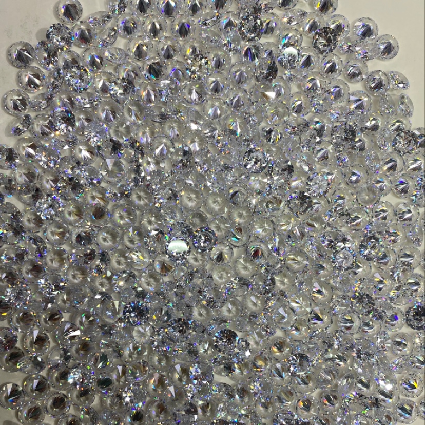 7.0# Round zircon jewelry accessories and clothing accessories