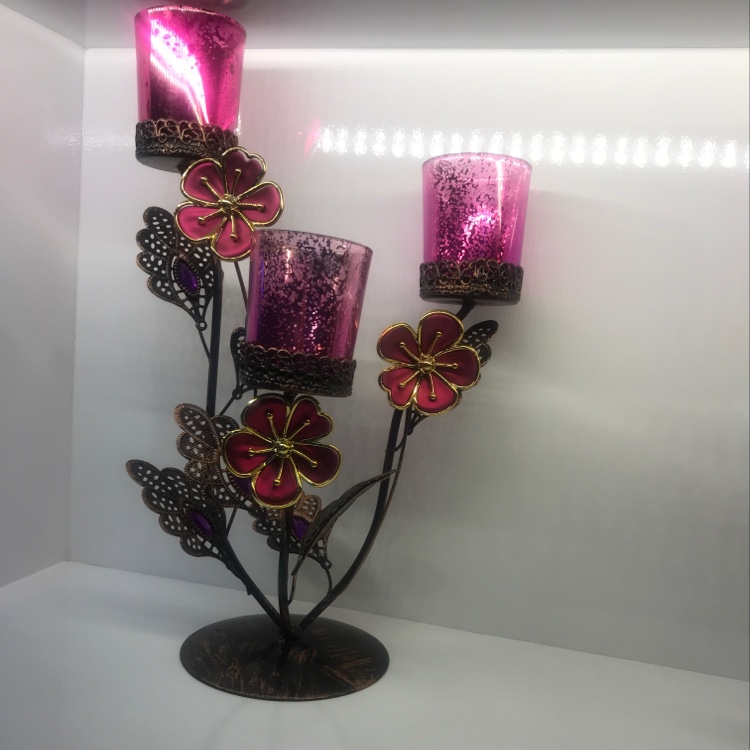 D-28/三头太阳花烛台