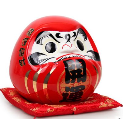 Japanese open Dharma money into the decoration shop opened decorative gifts creative large savings box