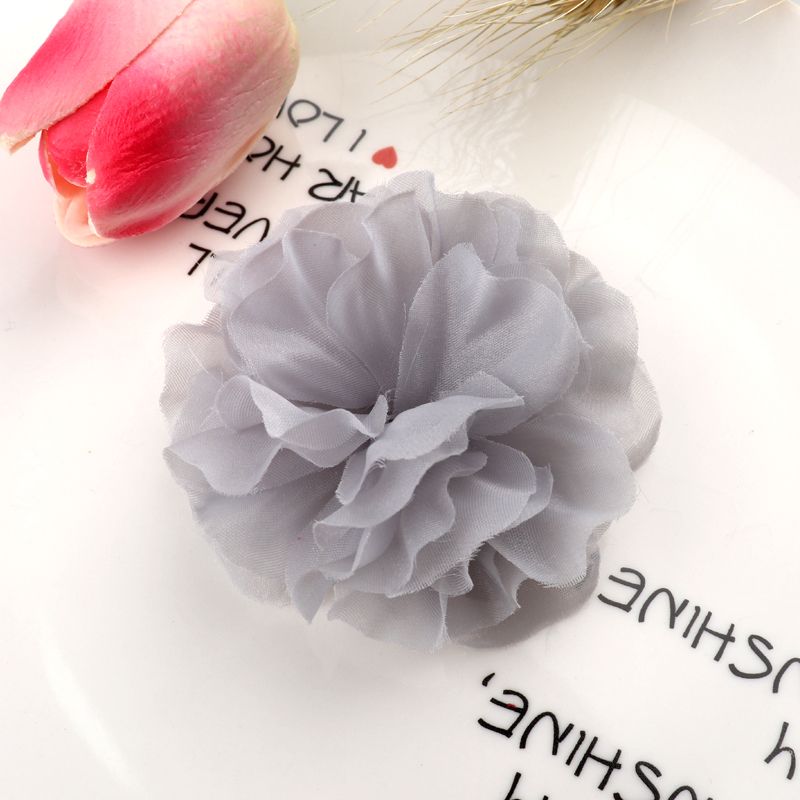 厂家现货韩版彩色绢纱布艺花朵服装鞋子草帽饰品diy装饰辅料配件详情图6