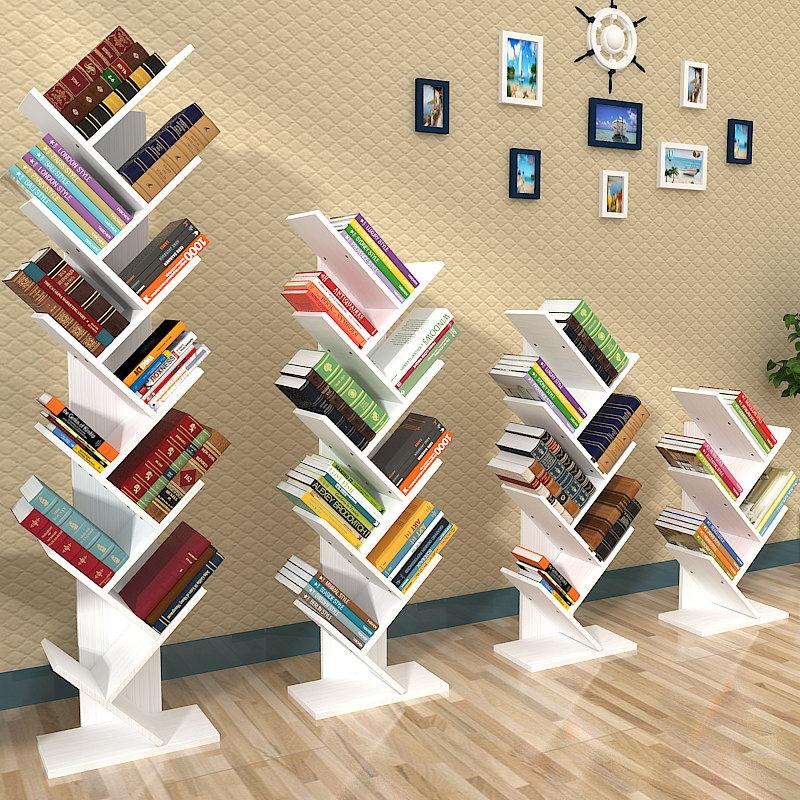 创意树形书架落地简易现代儿童小学生简约小型书柜L1708详情图8