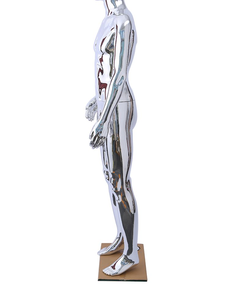 The manufacturer sells plastic mannequin, electroplated and spray-painted mannequin undefined