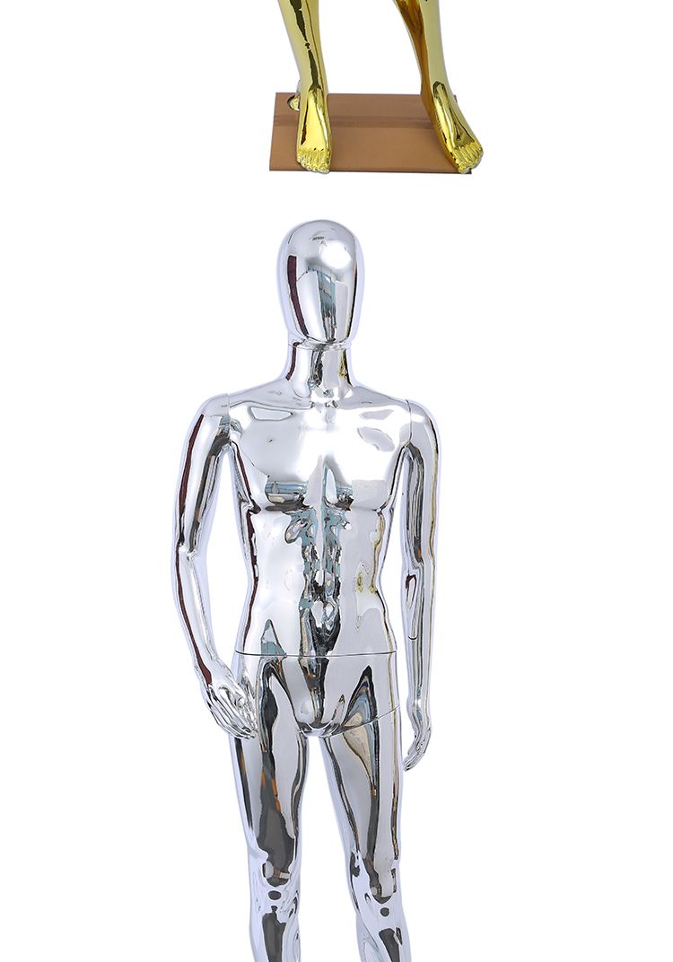 The manufacturer sells plastic mannequin, electroplated and spray-painted mannequin undefined