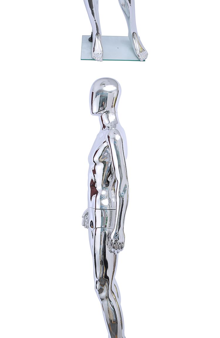 The manufacturer sells plastic mannequin, electroplated and spray-painted mannequin undefined