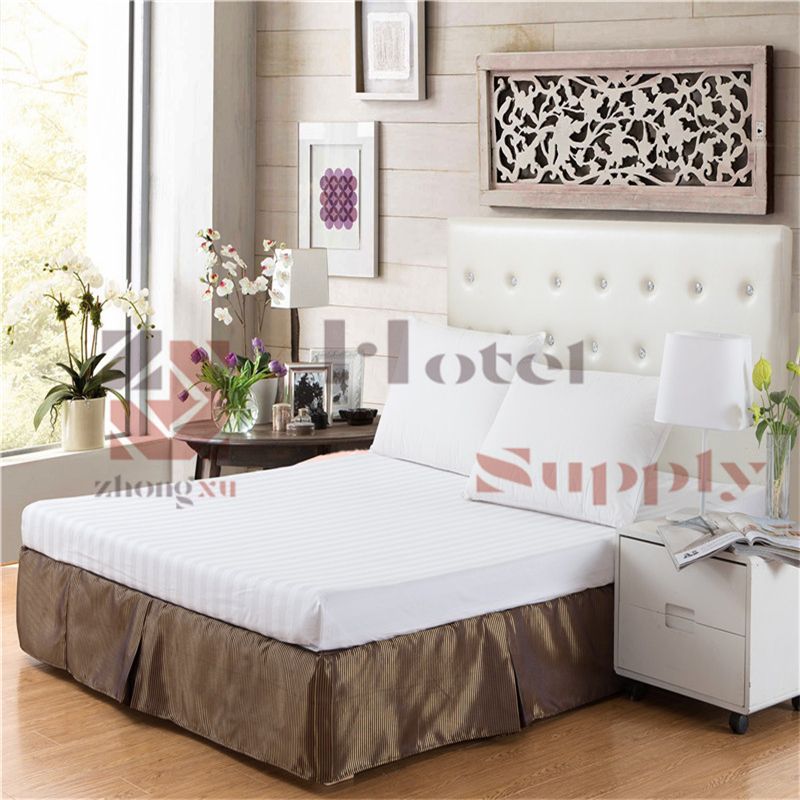 Boutique hotel theme hotel Star Hotel linen bed matching bed skirt bed set manufacturers direct sales full figure