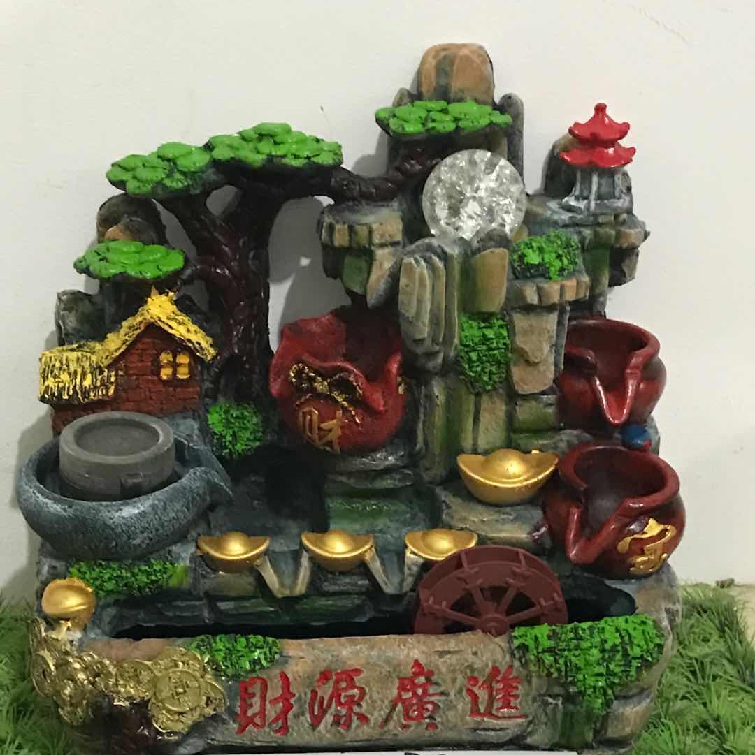 Resin small bonsai (exchequer billow) decoration