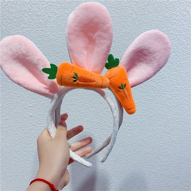 Carrot rabbit ear hair band, a versatile Chinese-style accessory for Hanfu