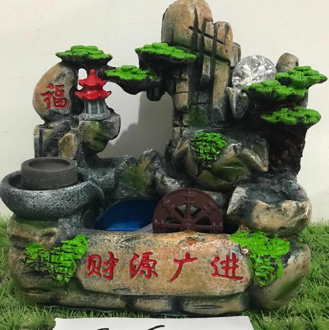 Resin water Miniature (rich and prosperous)