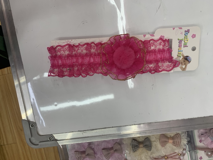 Korean version of hair wearing children cartoon golden silk hair ball pattern girl head tie rope head ornaments headgear female thumbnail