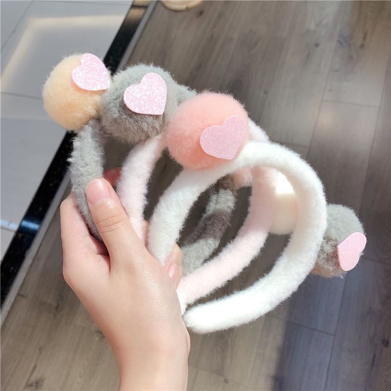 Double Head Heart Hair Band Children All Travel Accessories Children Cute Exclusive