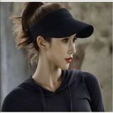 Hat Summer Students With Black Cotton Elastic Empty Top Hat Travel Sun Protection Outdoor Sports Hat Couple Hat full figure