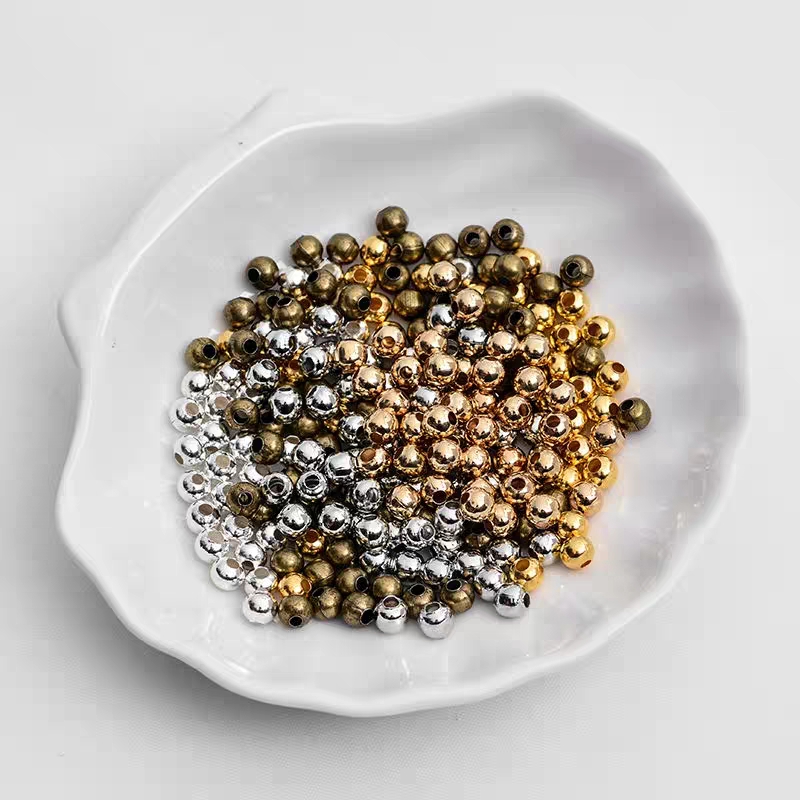Iron beads round leather beads DIY accessories 1kg/ bag thumbnail