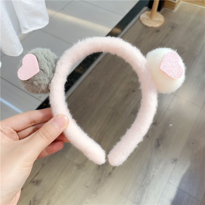 Double Head Heart Hair Band Children All Travel Accessories Children Cute Exclusive Item Picture