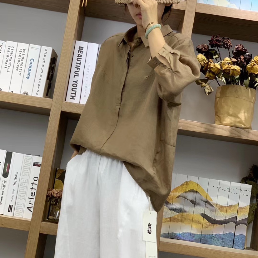 New Ramie Shirt For Early Fall 2020 details Picture
