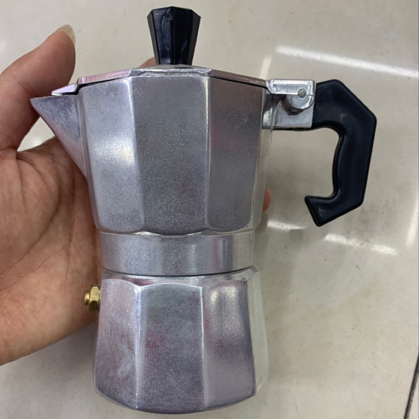 A half-cup aluminum coffee pot thumbnail