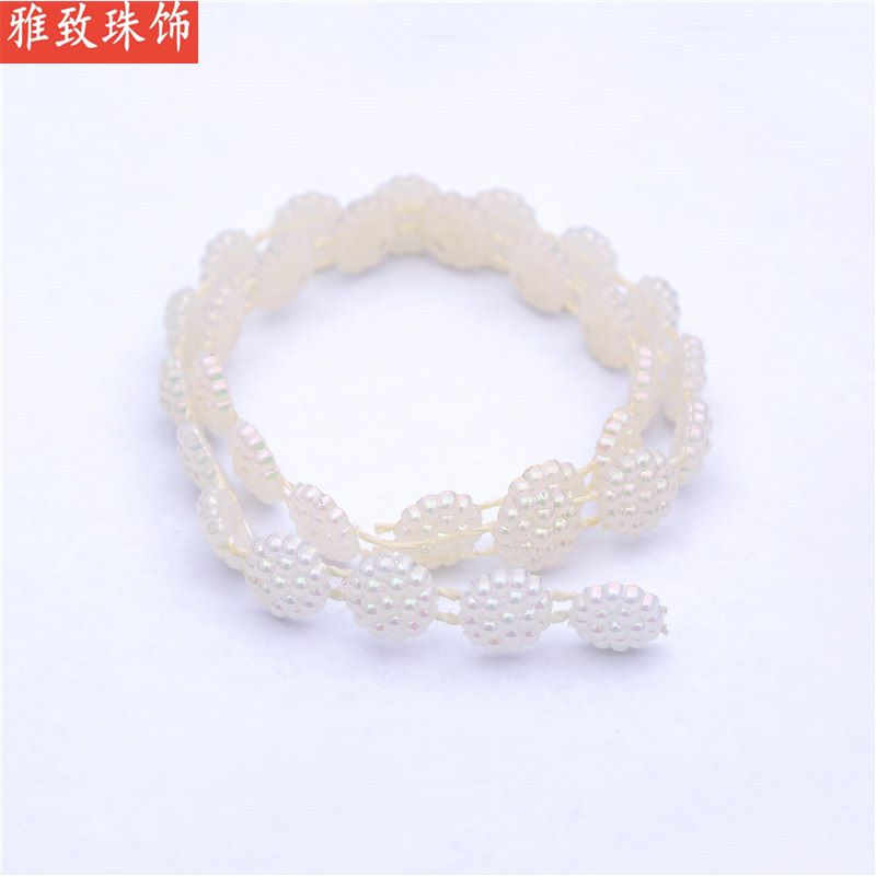 10Mm Buddha Head Abs Imitation Pearl Wire Bead Jewelry Headgear Accessories Clothing Accessories Diy Jewelry Manufacturers Direct Sales undefined