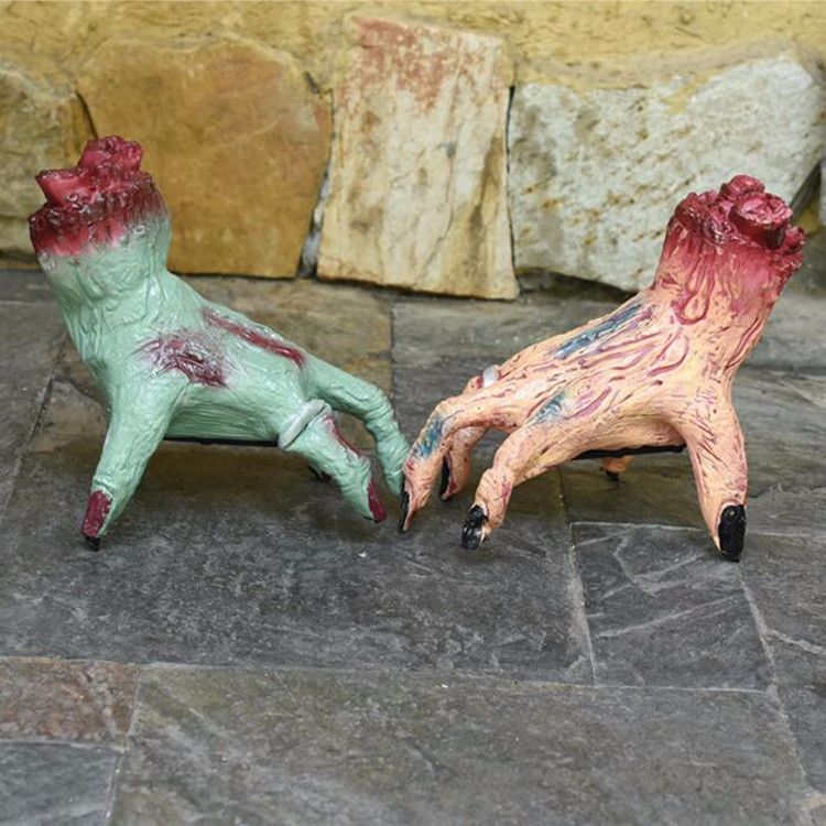 Halloween Electric Crawler Haunted House Bar Scene Layout Props Electric Crawler Walk Hand Grab Trick Toy