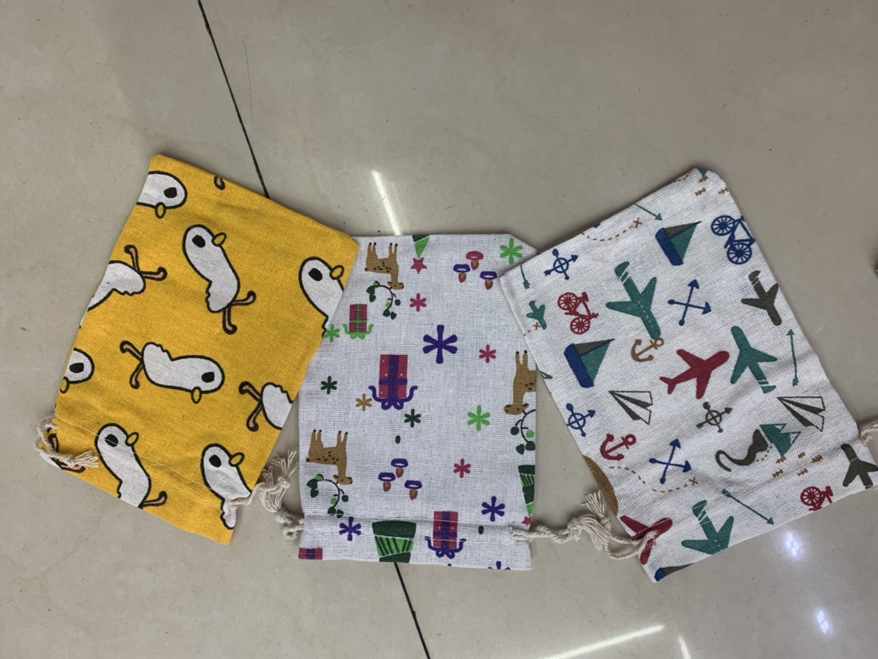 Printed cotton bag