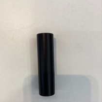 Black round lipstick tube