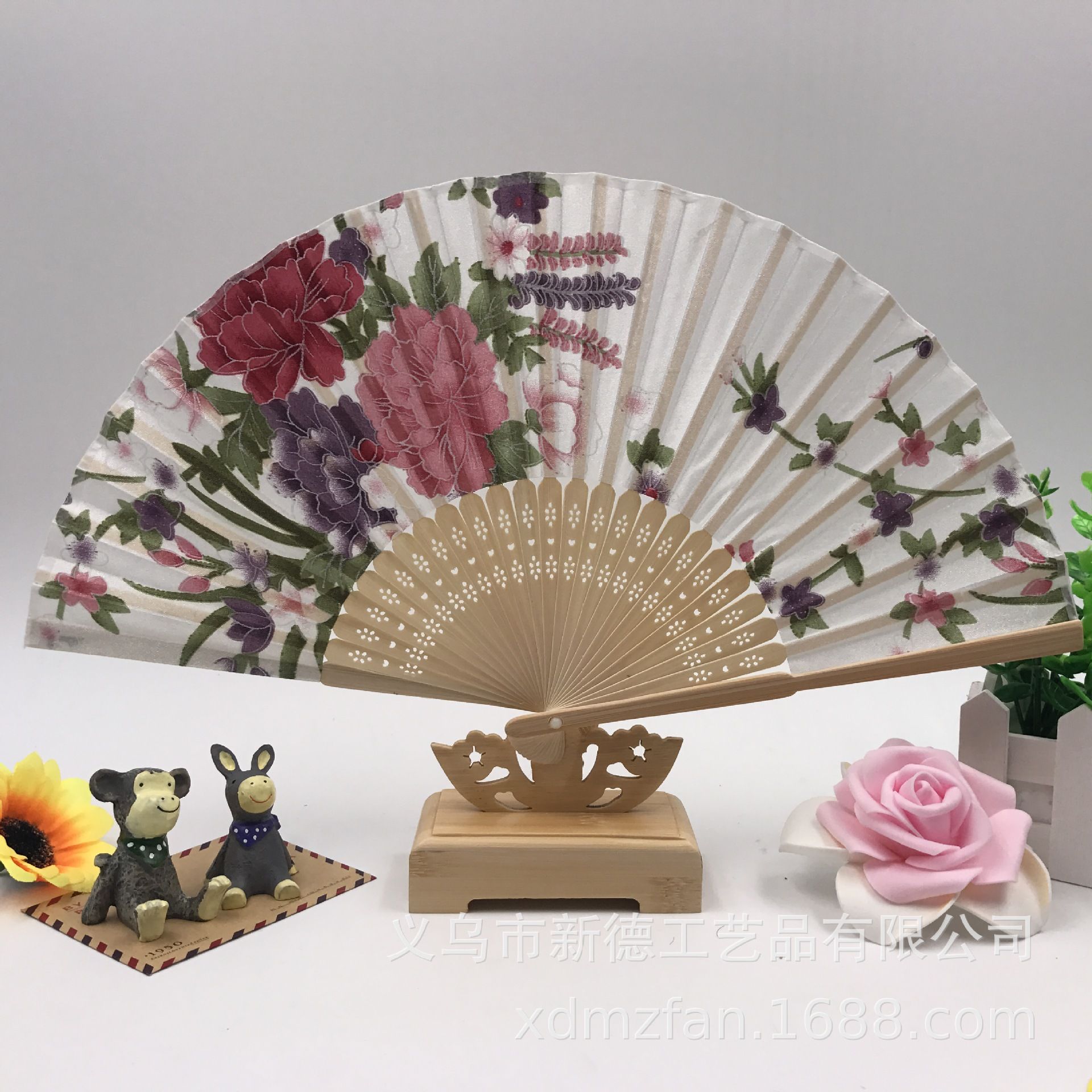 日韩女竹扇  优质折扇  *古风折扇镂空*  日式和风扇  *竹质折叠扇子  批发详情图6