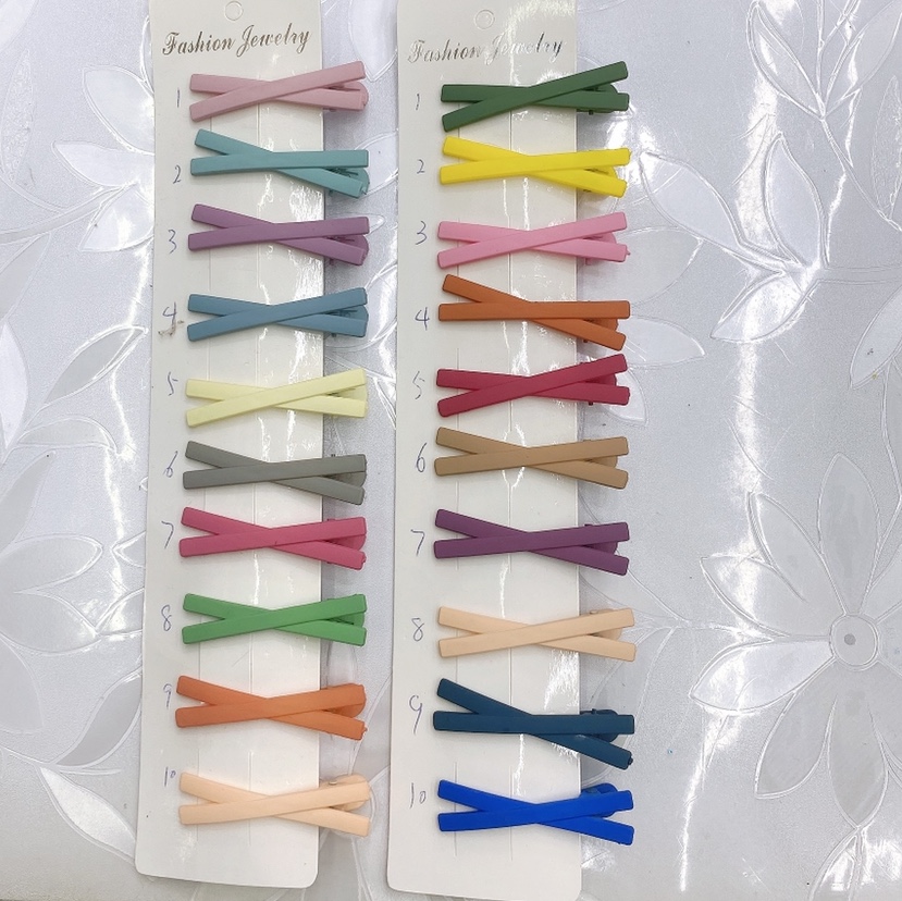 Plastic Frosted Paint X Clip Manufacturers Direct Sales Network Red Explosive Diy Yanjun Jewelry Accessories