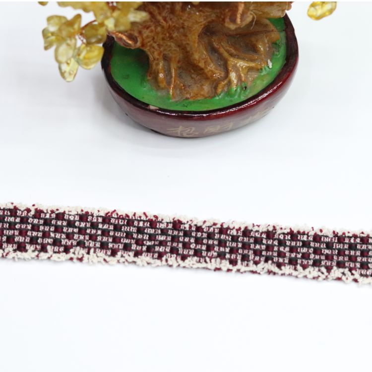 Double-Sided Boundless, There Must Be Border People Cluster Wind Ribbon South Korea Polyester Cotton Jacquard Ribbon Manufacturers Direct Sales undefined