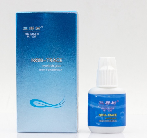 Three Trees Blue Box Low-odor false eyelash grafting Special Glue, quick-drying dilute eyelash planting glue, long-lasting and firm, imported from South Korea, exclusively for foreign trade