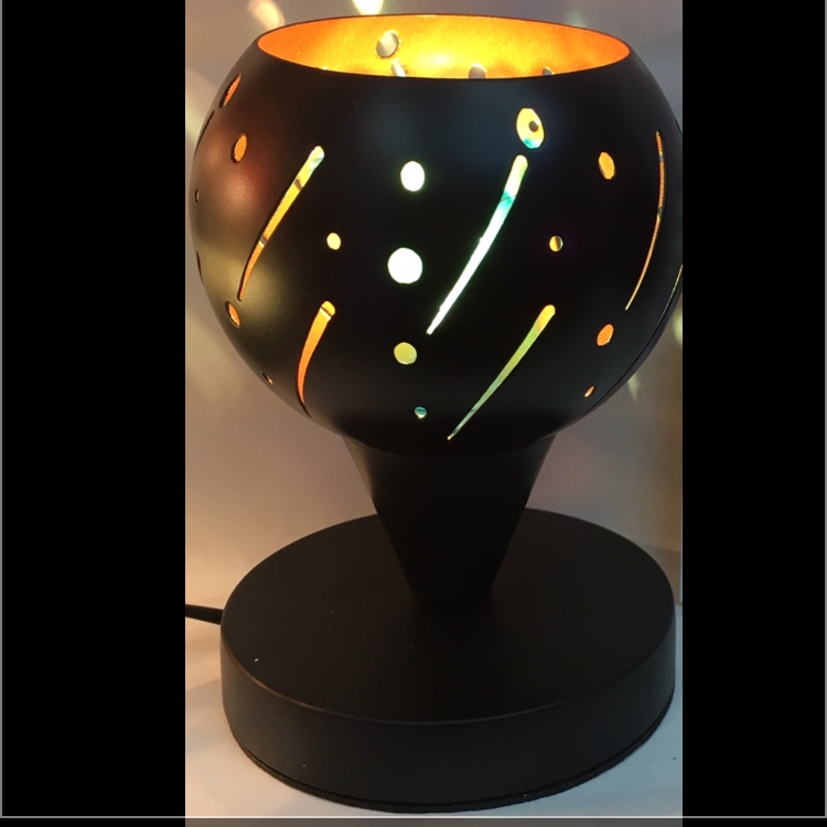 Light luxury ironwork country-style aroma lamp, essential oil lamp, touch-sensing aroma lamp, bedroom home beauty Specification image