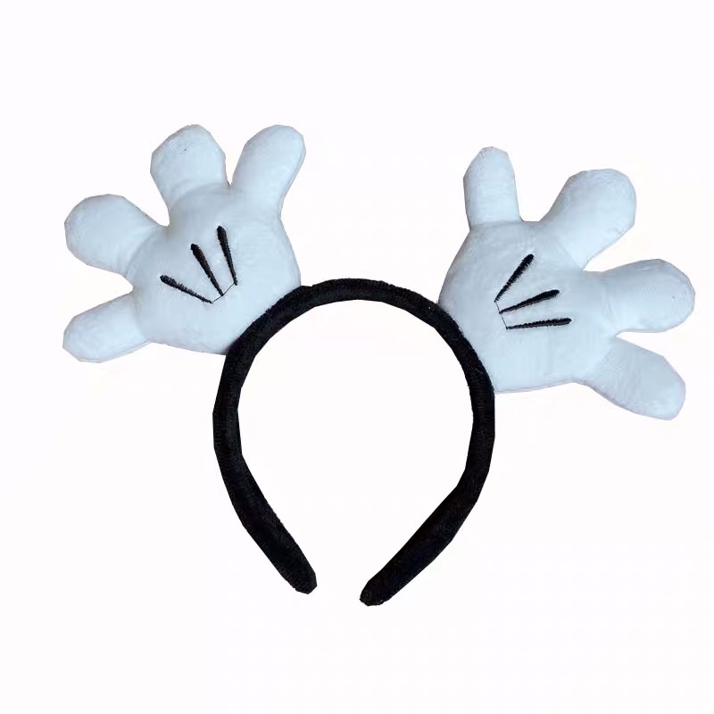 Cute Palm Funny Headband Exaggerated Cartoon Headband Net Infrared Sweet Travel Photo Haircard Super Cute Headband Specification drawing